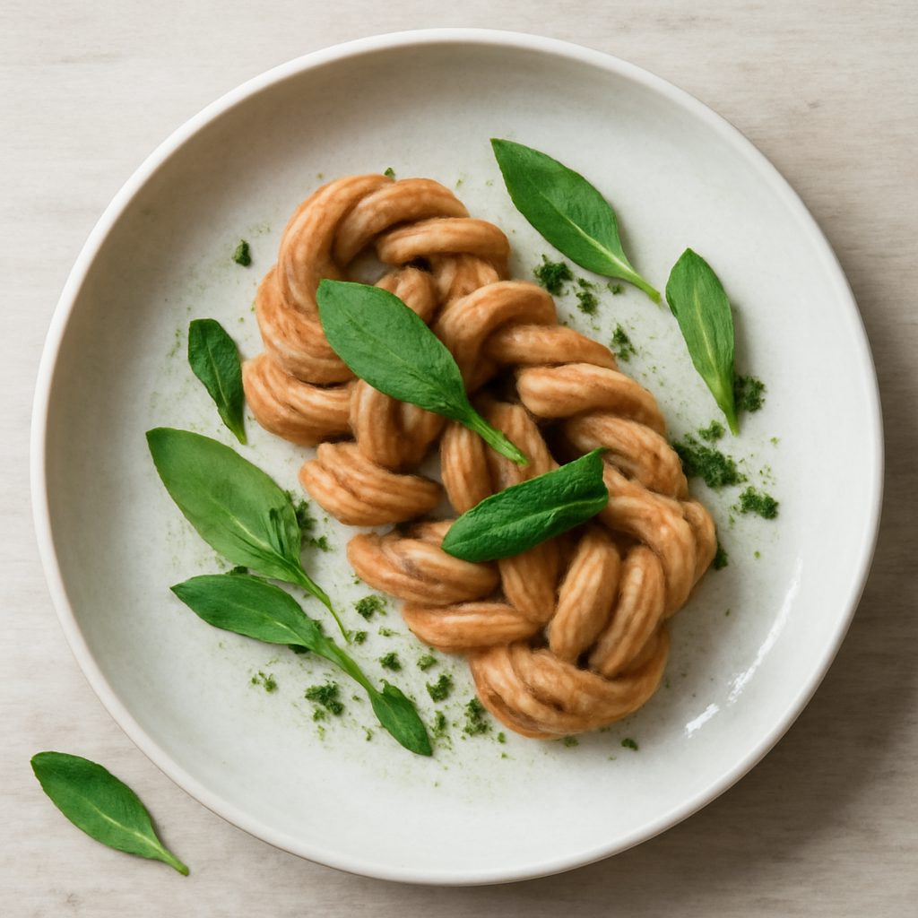 Treccia di grano duro alla salvia proteica low-carb