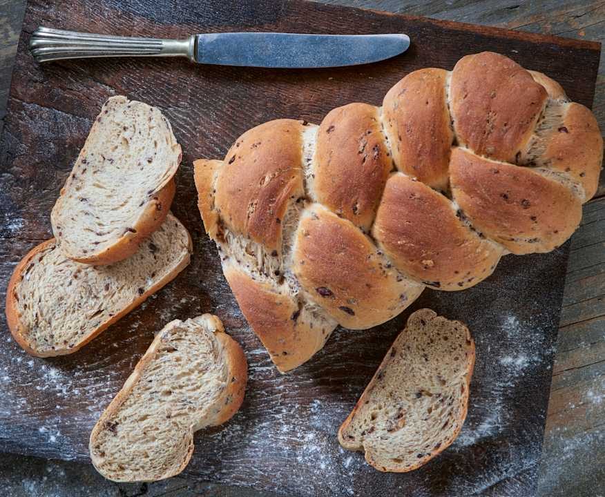 Treccia di pane alle olive Low Fat