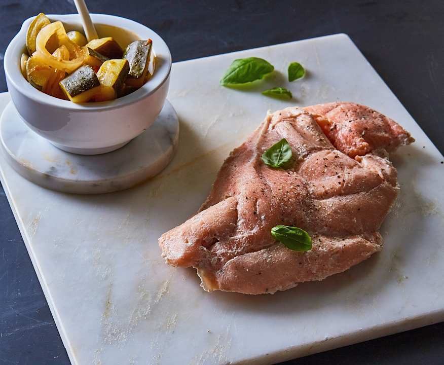 Treccia di trota salmonata sottovuoto Low Carb