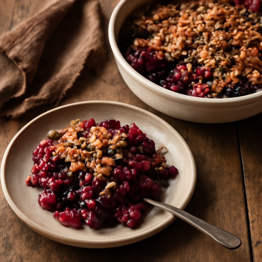 Crumble ai Tre Frutti di Bosco