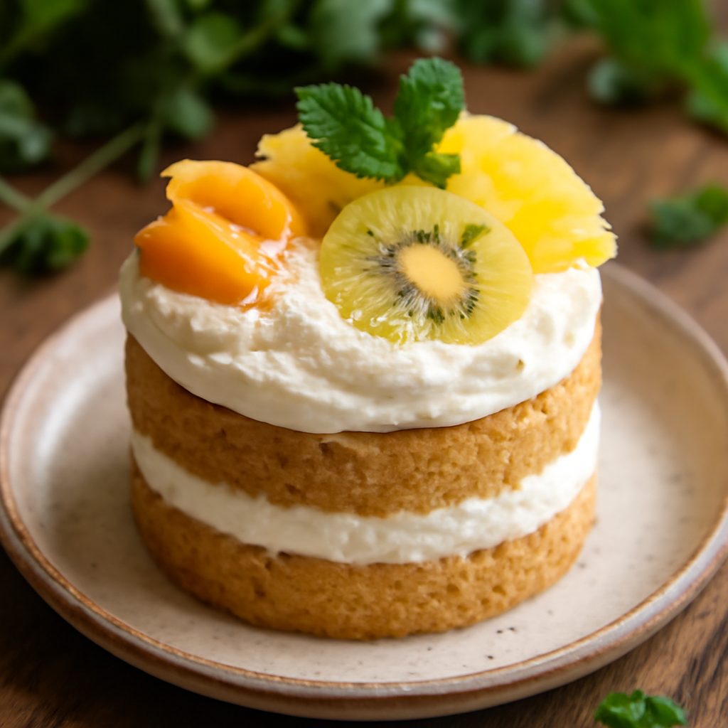 Tropical Hawaiian Wedding Cake Light Monoporzione