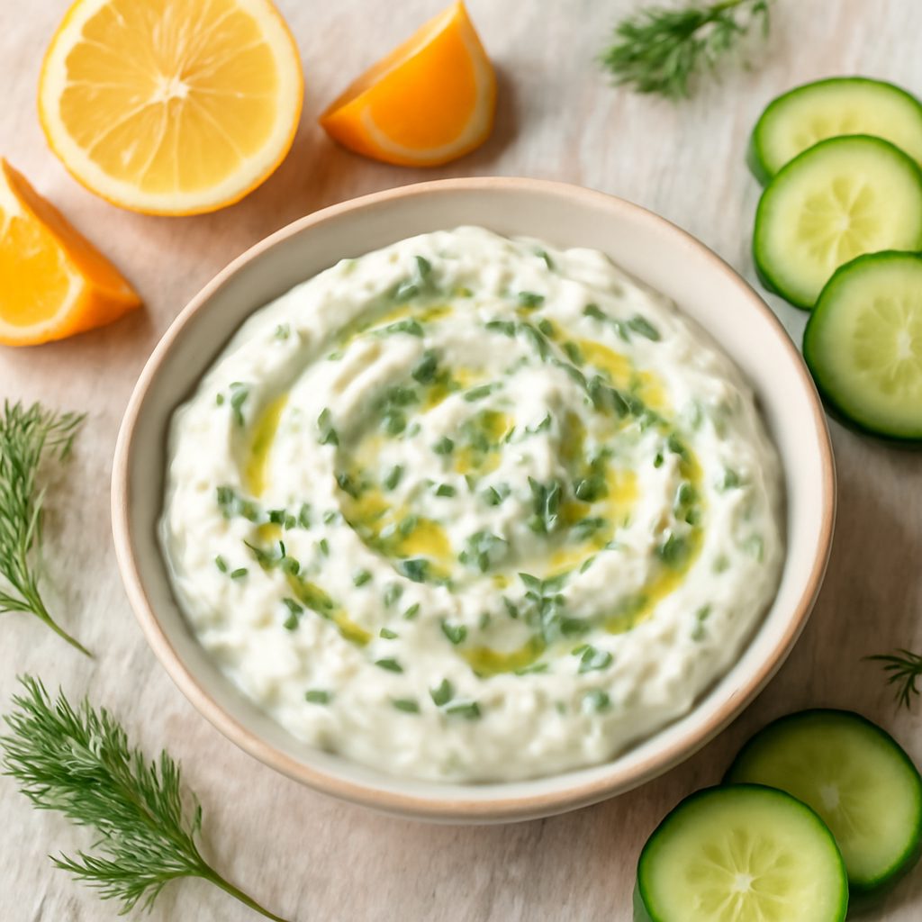 Salsa Tzatziki — Dip di Yogurt e Cetriolo Protein