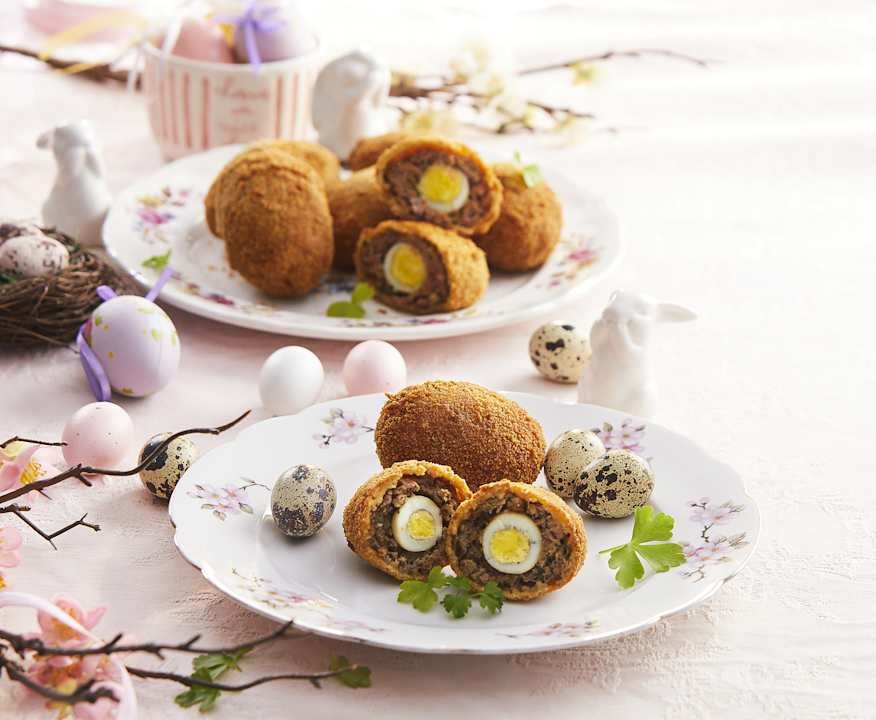 Uova alla scozzese (Scotch eggs) Low Fat