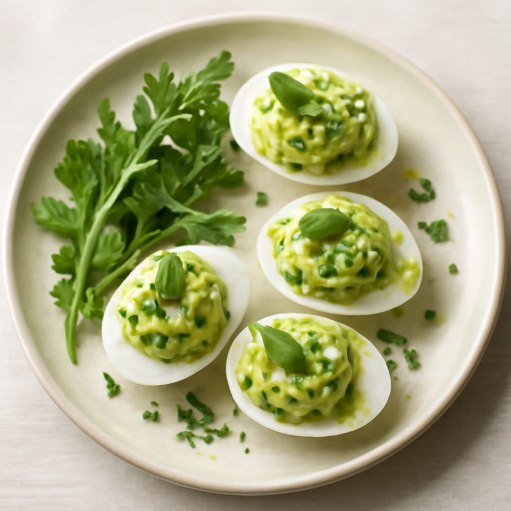 Uova Ripiene all'Avocado