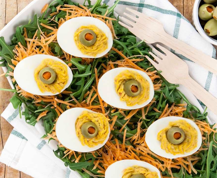 Uova ripiene di prosciutto Protein