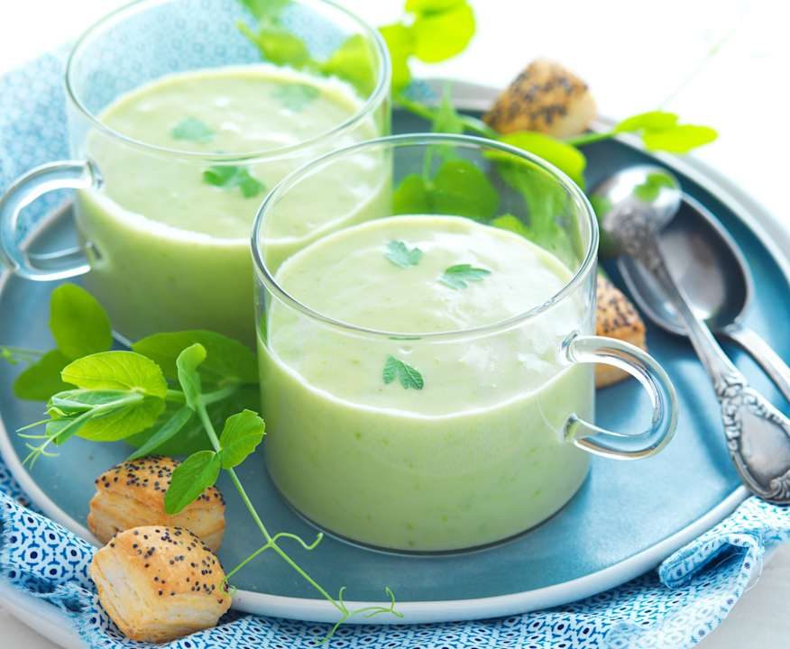 Vellutata ai baccelli di piselli Low Fat