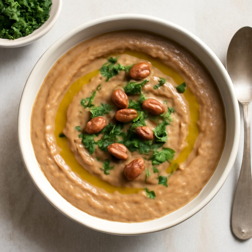 Vellutata di fagioli borlotti proteica low-carb