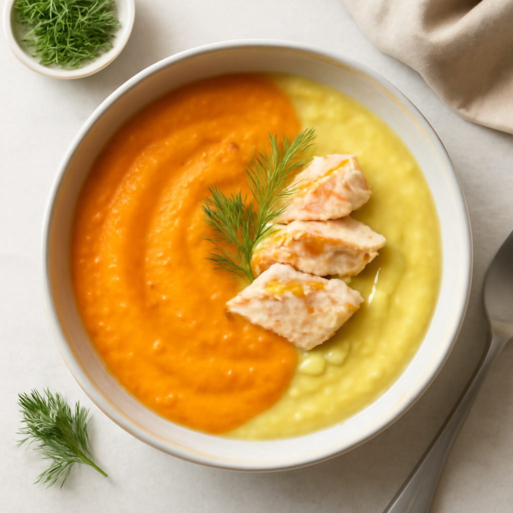 Vellutata di finocchi e carote proteica low-carb