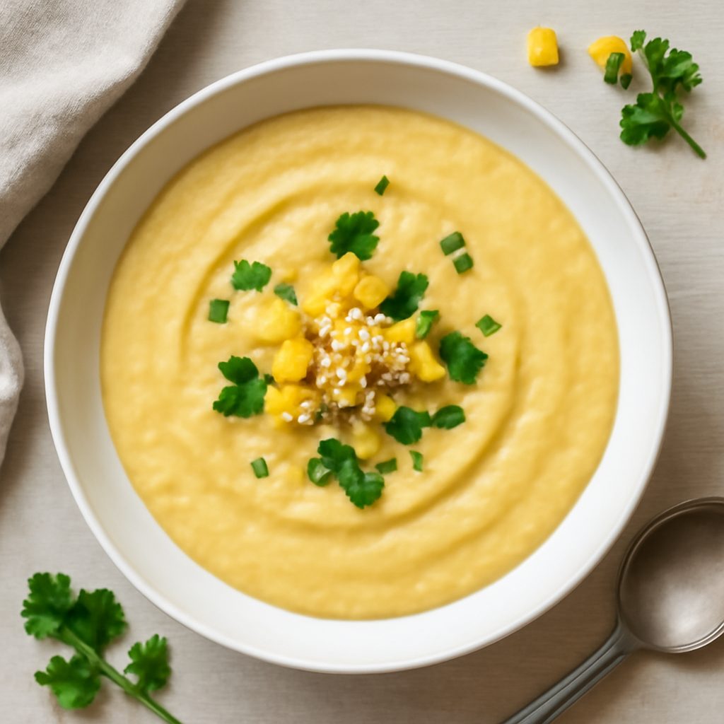 Vellutata di mais proteica low-carb