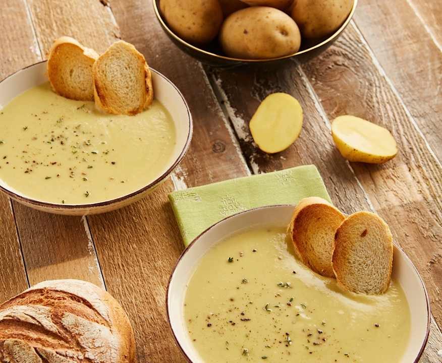 Vellutata di porri e patate Low Fat