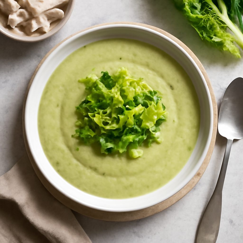 Vellutata di verza al vino bianco proteica low-carb