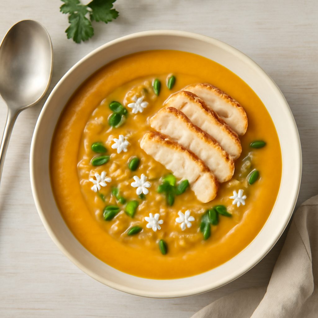 Vellutata di zucca proteica low-carb