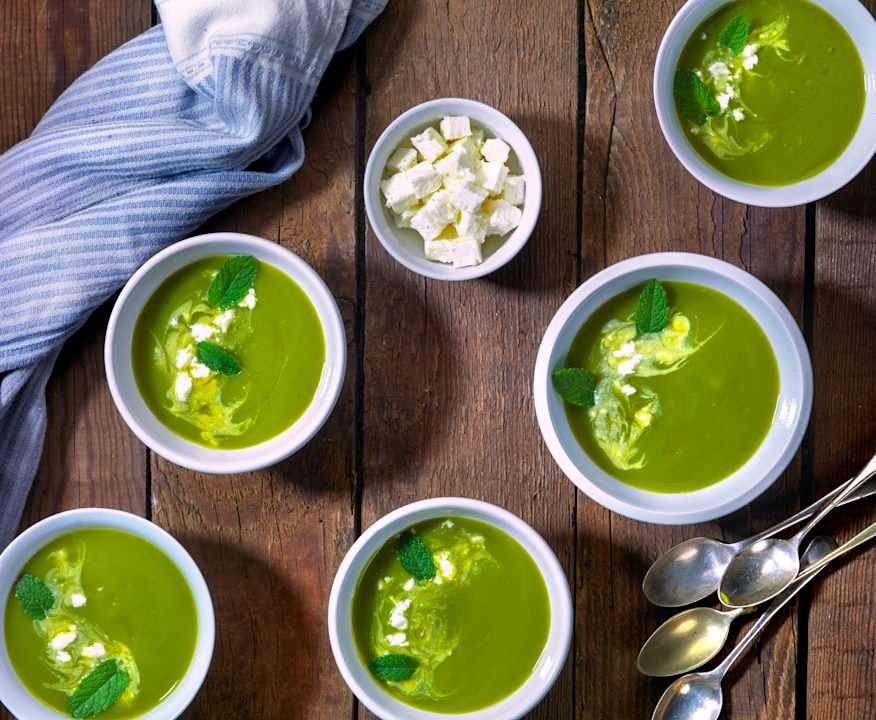 Vellutata di zucchine con feta Low Fat