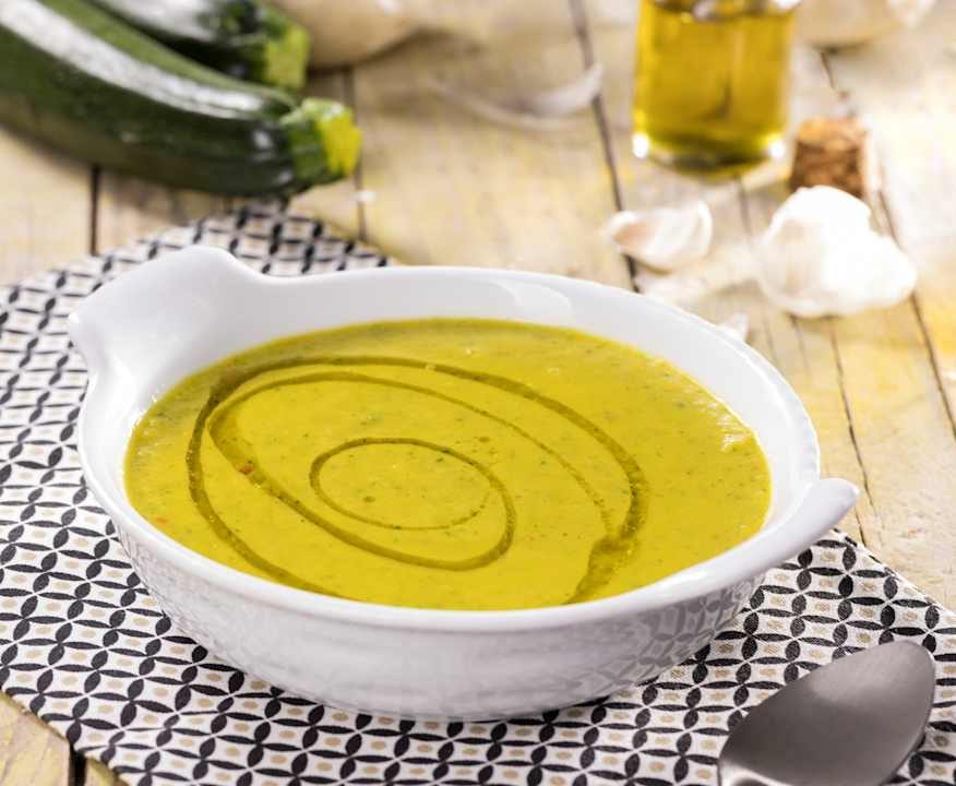 Vellutata di zucchine e zenzero Protein