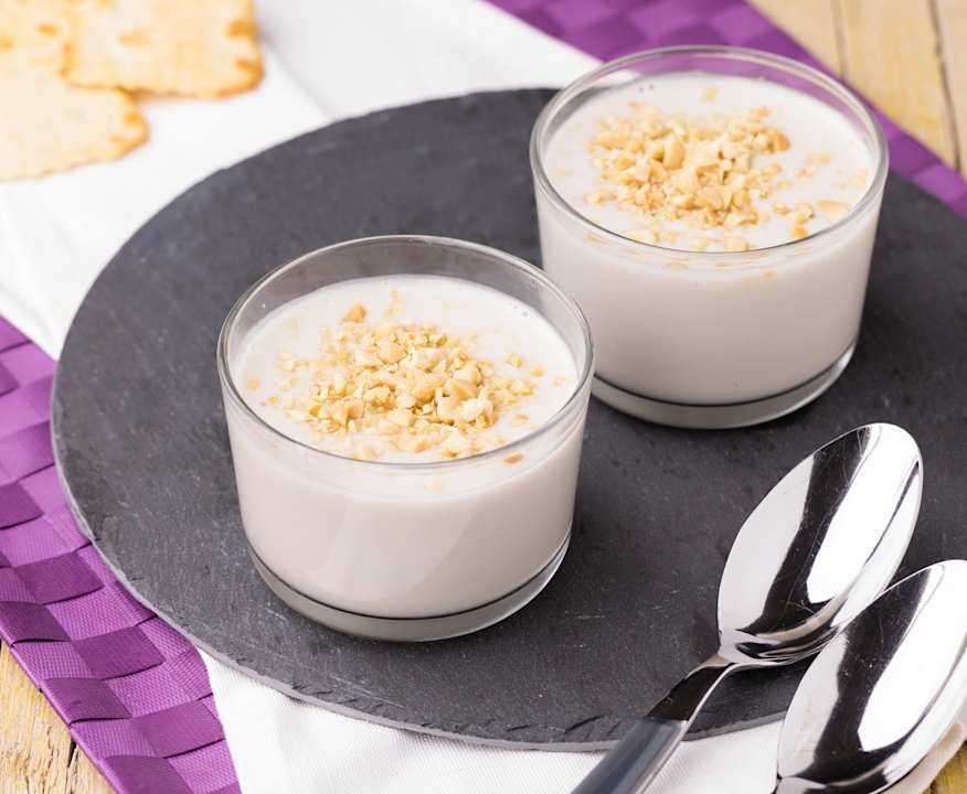 Vellutata fredda di patate viola e arachidi Low Fat