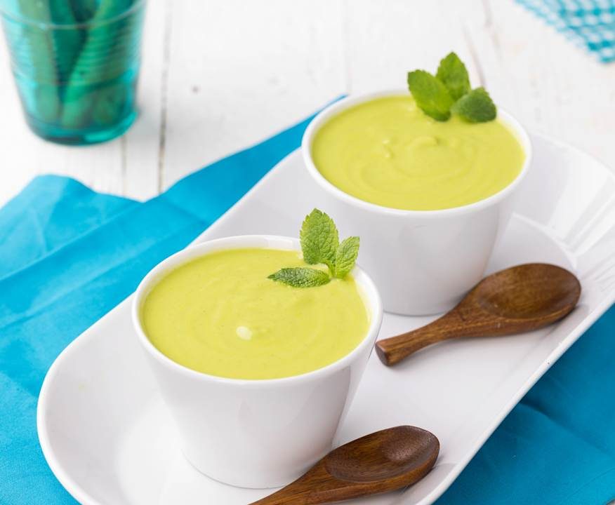 Vellutata fredda di zucchine e menta Low Fat