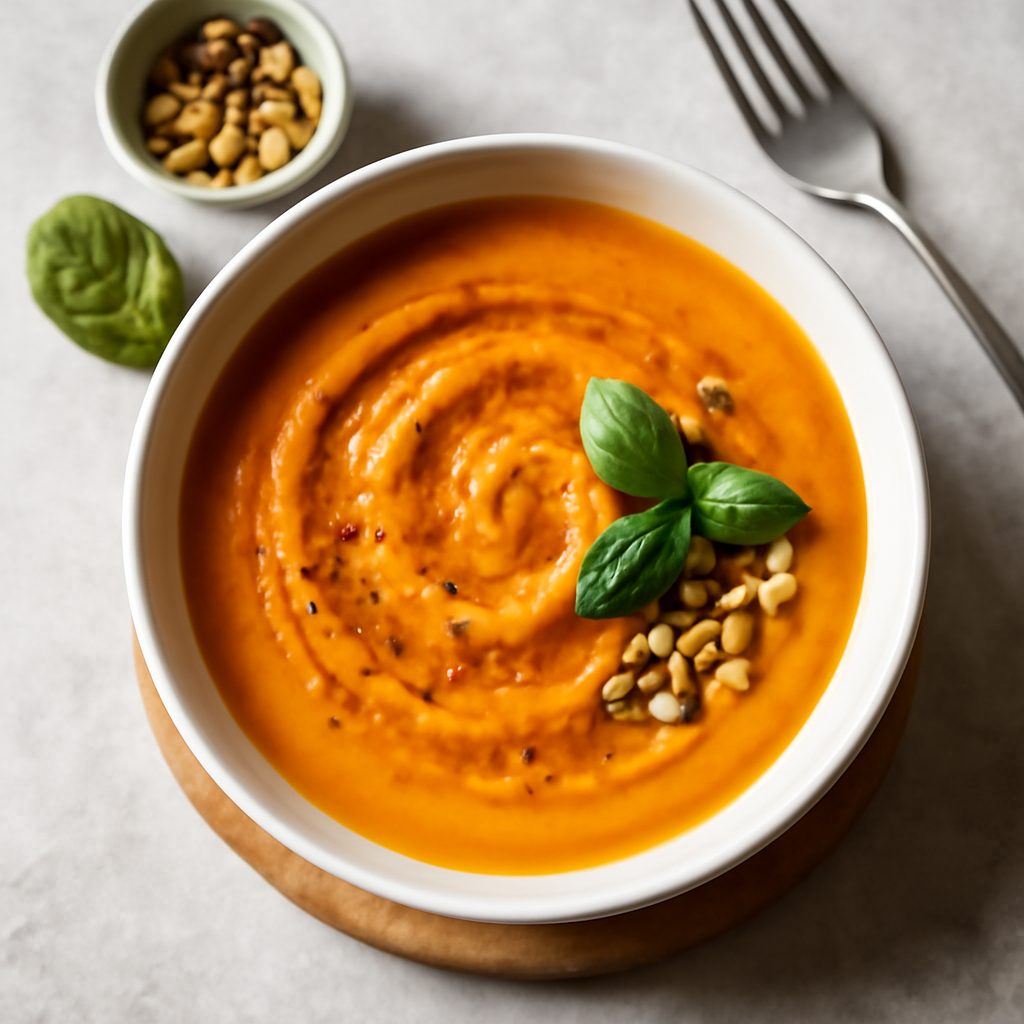 Vellutata speziata di zucca proteica low-carb
