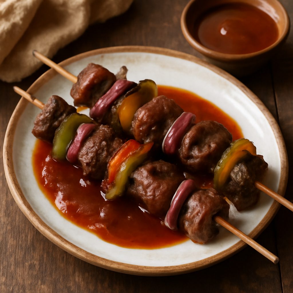 Spiedini di Cervo con Salsa Dolce e Affumicata Protein