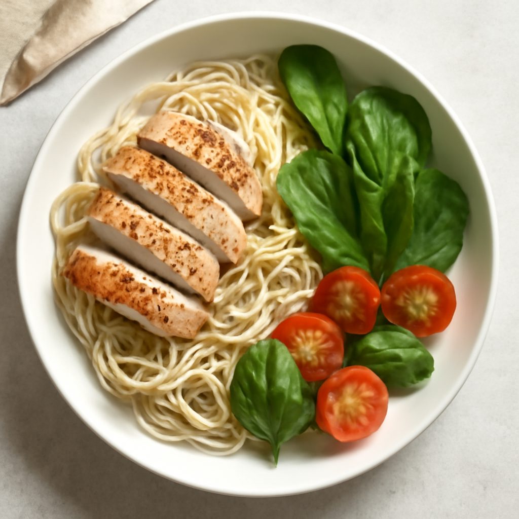 Vermicelli con Carne e Verdure