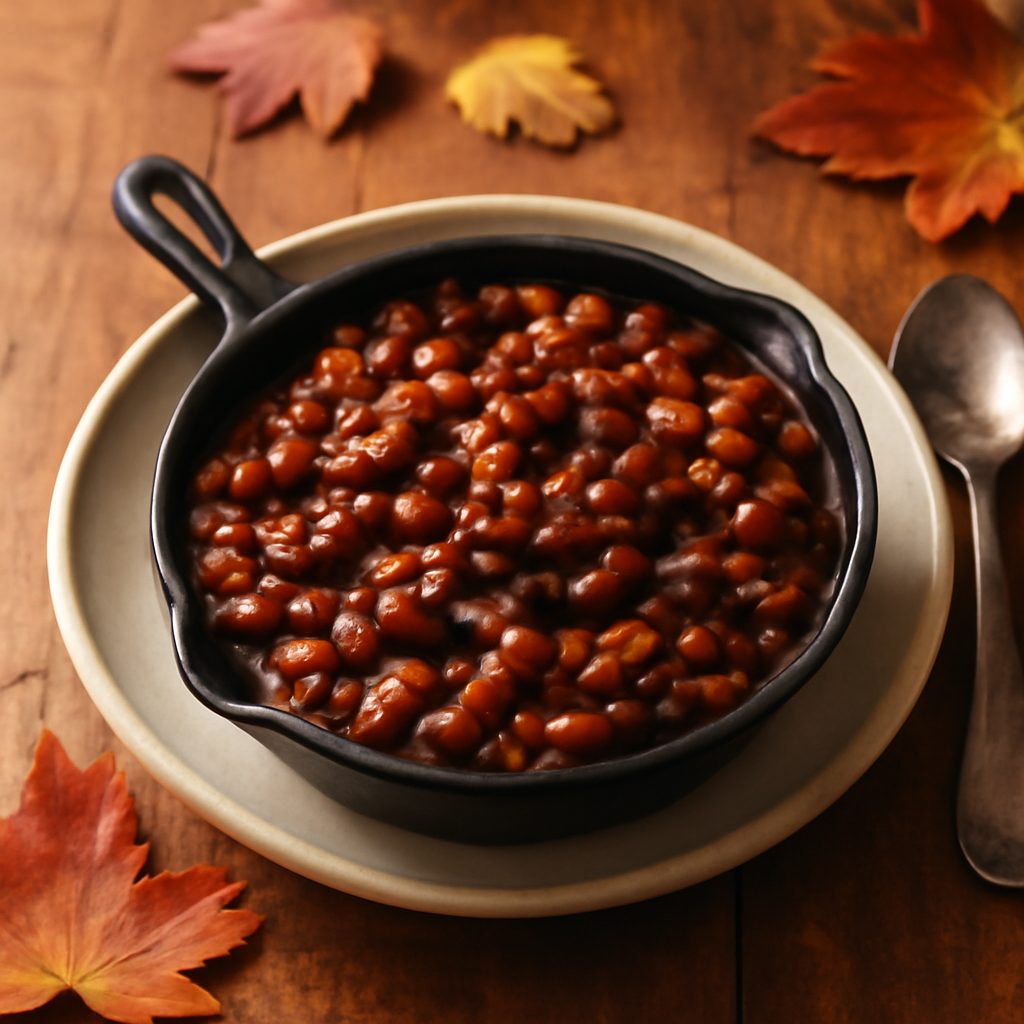 Fagioli al Forno con Sciroppo d'Acero del Vermont e Stout