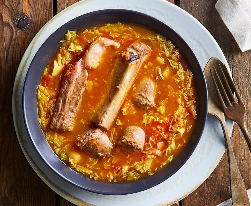 Verzata con puntine e salamelle a Cottura Lenta Low Carb