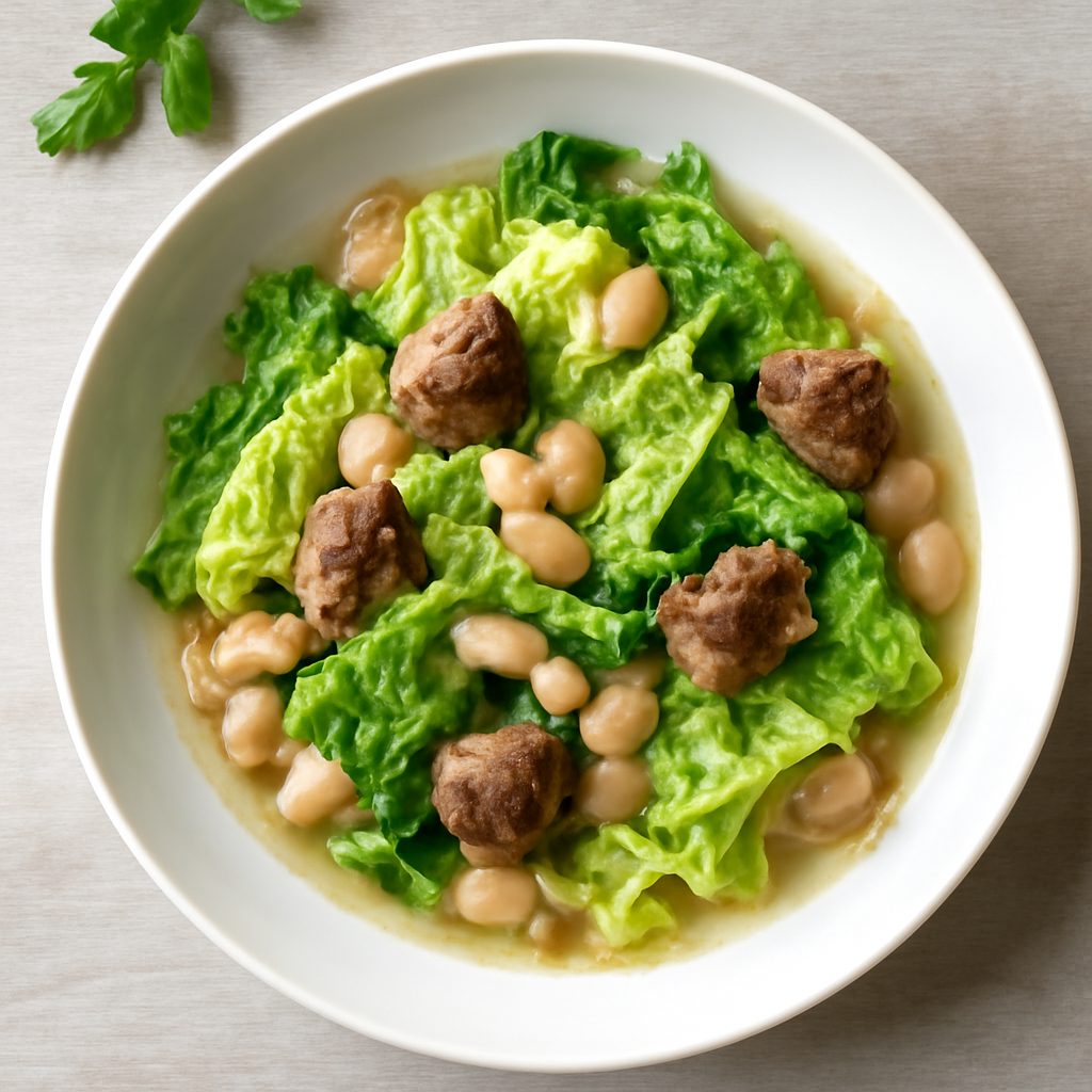 Verzata con Spalla di Maiale e Salamelle