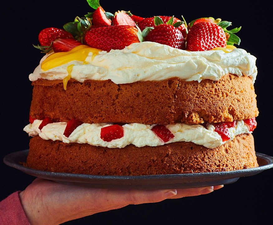 Victoria sponge fragole e limone Protein