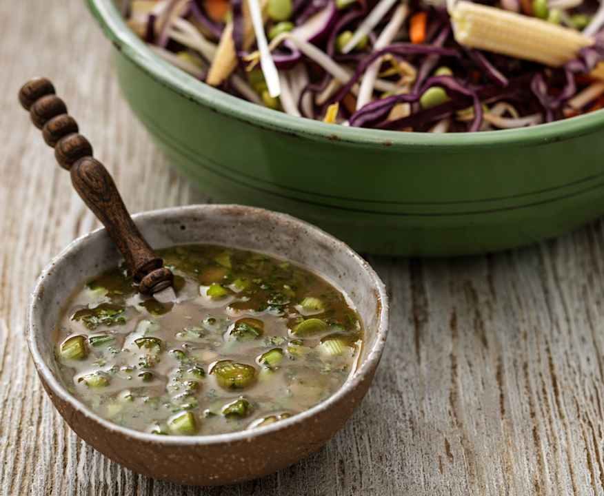 Vinaigrette orientale al coriandolo