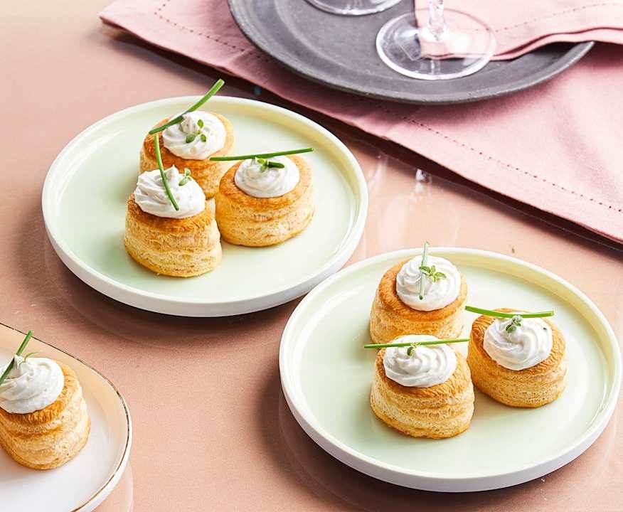 Vol-au-vent con mousse al Gorgonzola (per 2 persone)