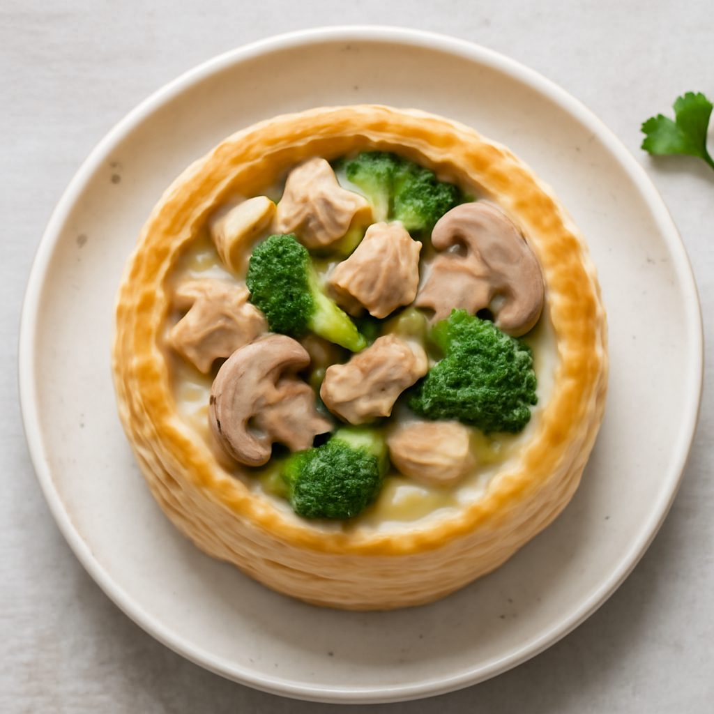 Vol-au-vent con crema di yogurt greco