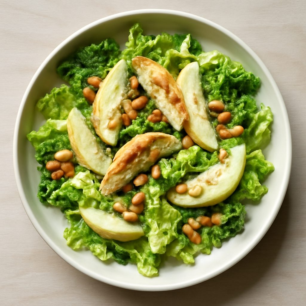 Wirsing-Birnen-Salat Proteico Low-Carb