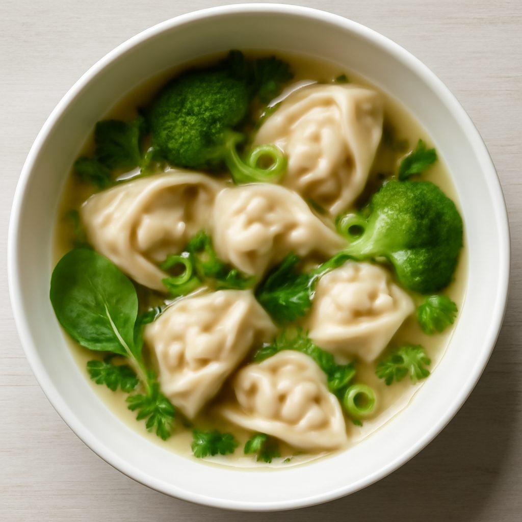 Wonton Soup Proteico Low-Carb