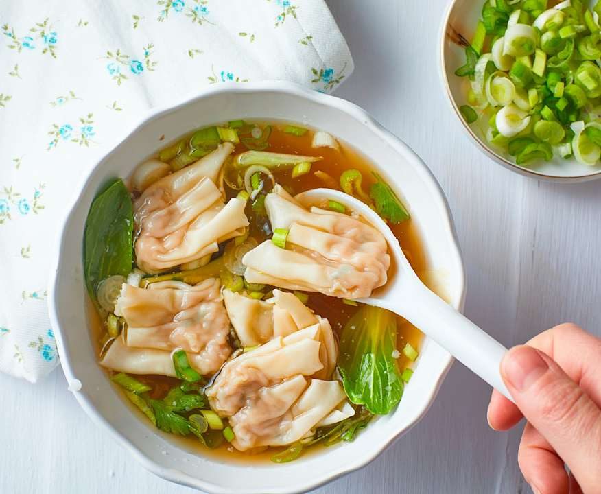 Wonton soup Protein