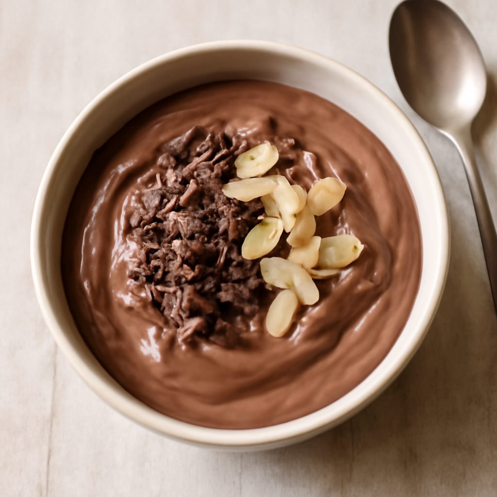 Yogurt al cioccolato proteico low-carb