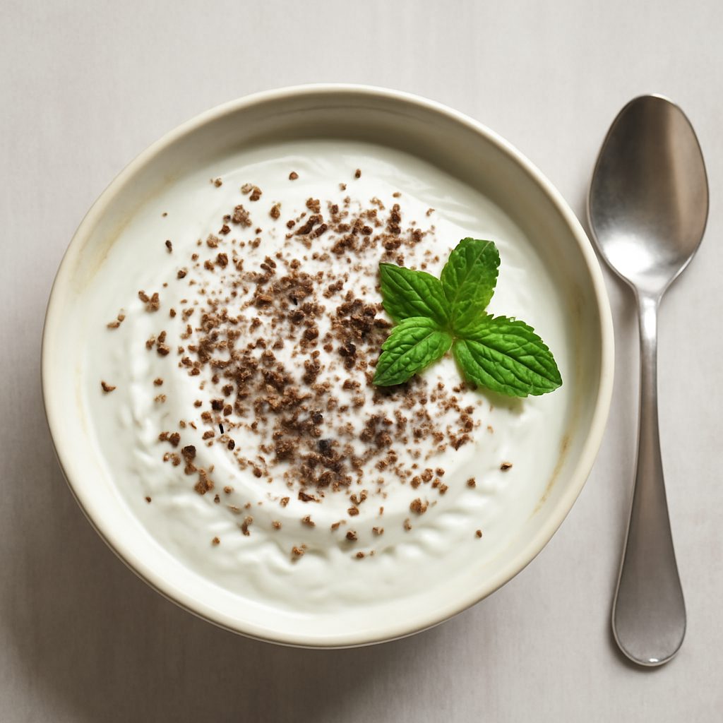 Yogurt alla stracciatella proteico low-carb