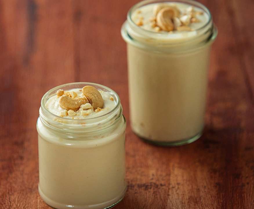Yogurt di anacardi alla vaniglia (vegan) Low Carb