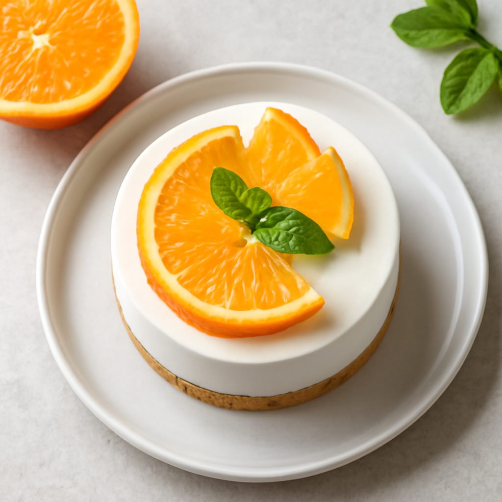 Yogurt Mousse Cake all'Arancia