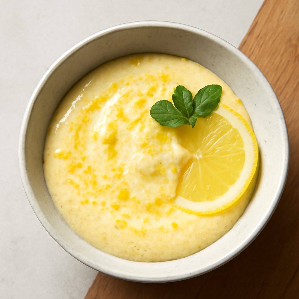 Zabaione al limone proteico low-carb
