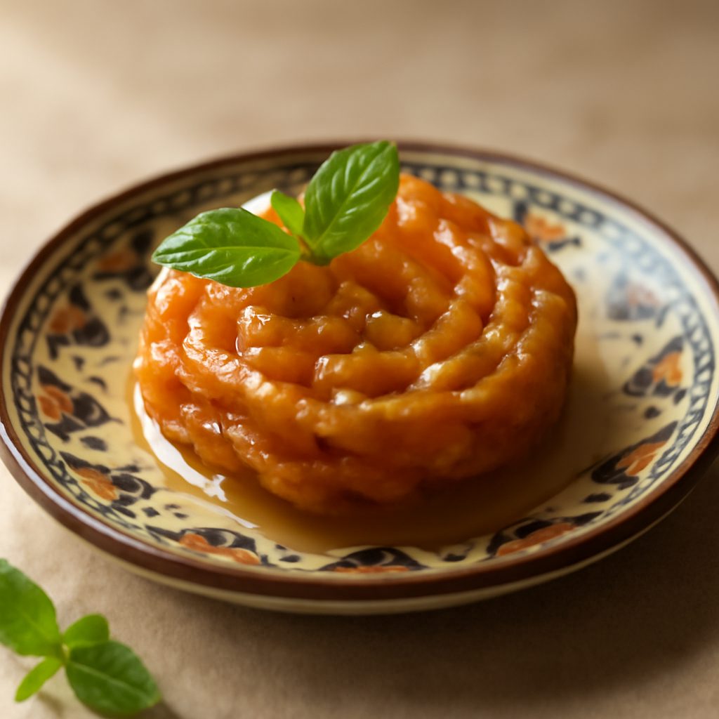 Zlabia orientale al miele light - Dolcetti fritti al forno con sciroppo di fiori