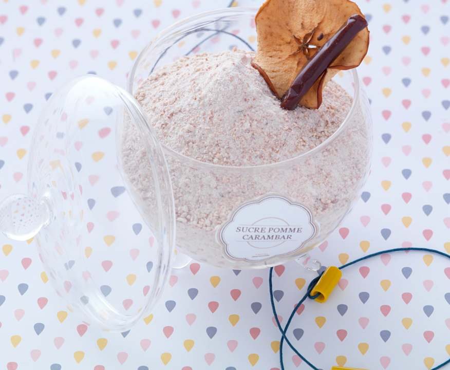 Zucchero alla mela e caramello Low Fat