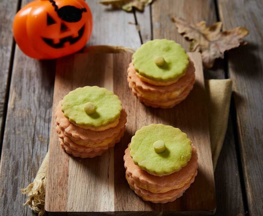 Zucchette di frolla salata con crema di zucca Low Carb