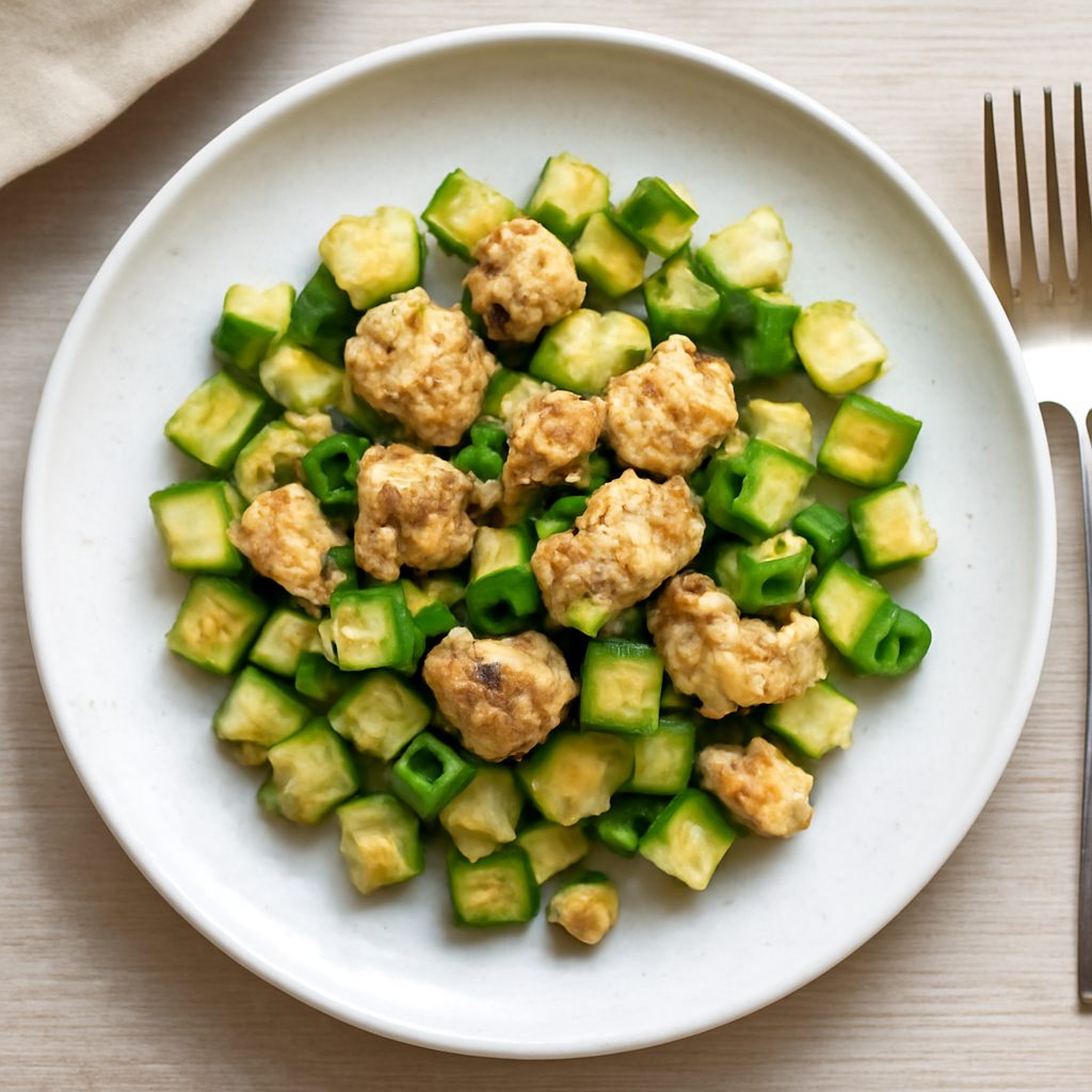 Zucchine a dadini al forno Low Carb