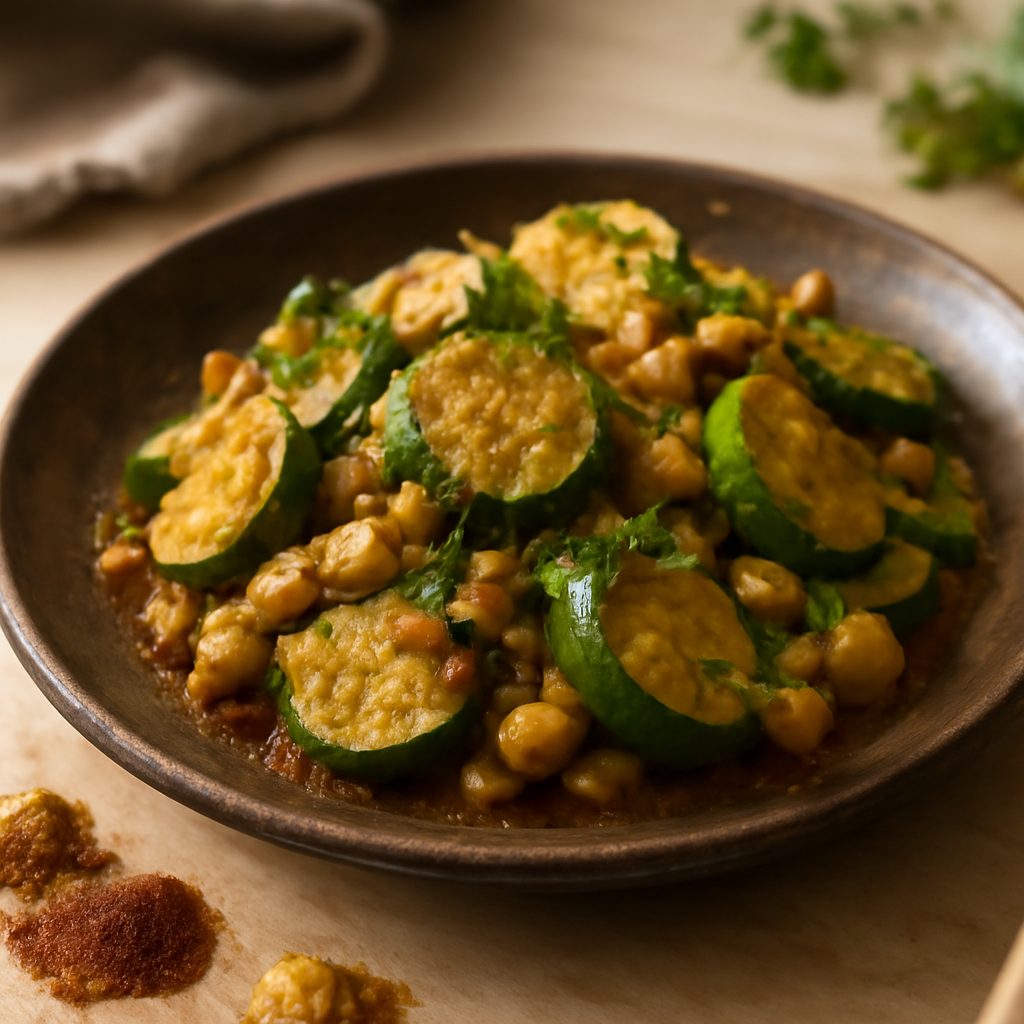 Zucchine alla marocchina light con spezie e coriandolo fresco