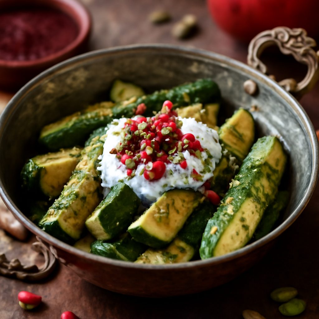 Zucchine con Aneto e Salsa di Yogurt e Aglio Low Carb