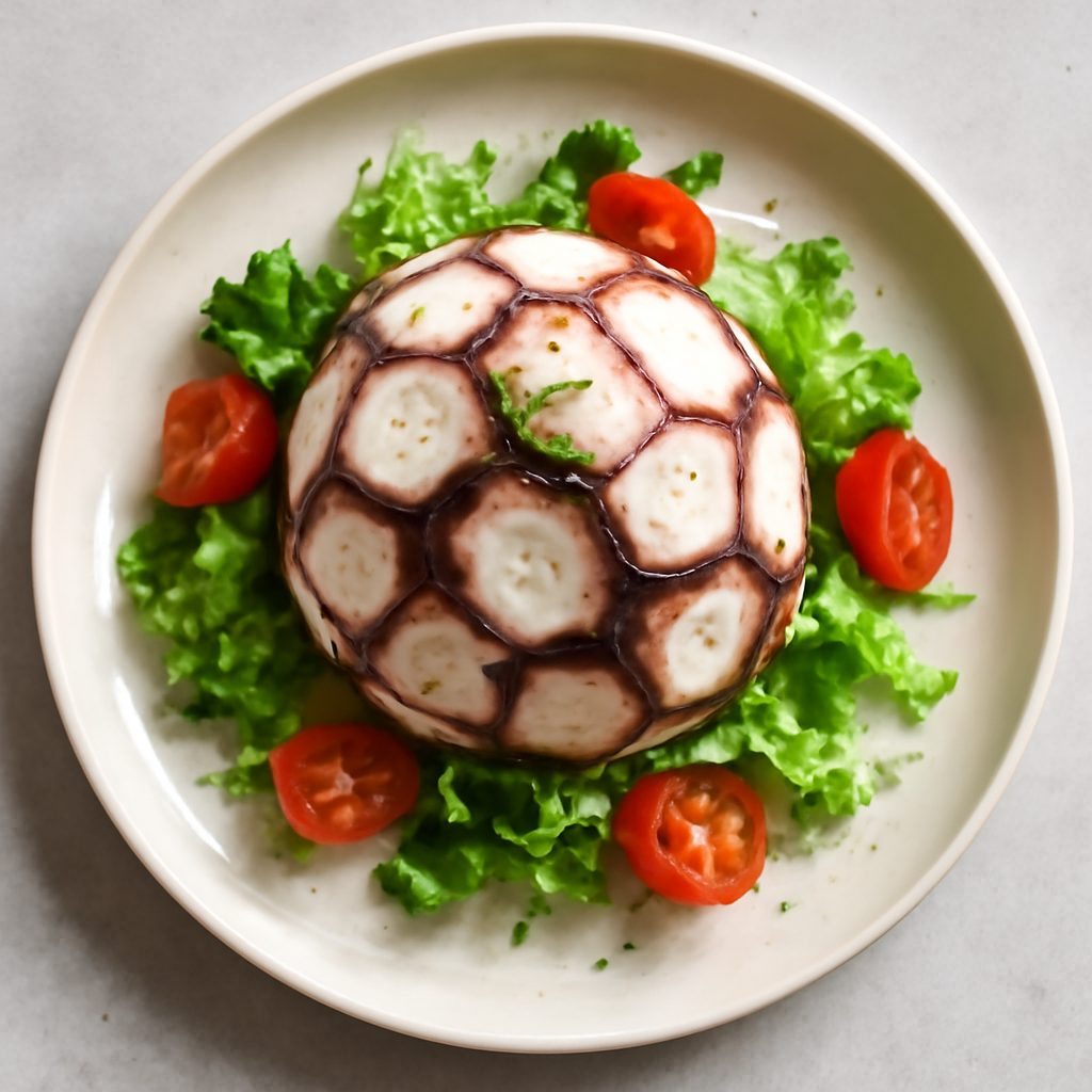 Zuccotto di polpo al vapore proteico low-carb