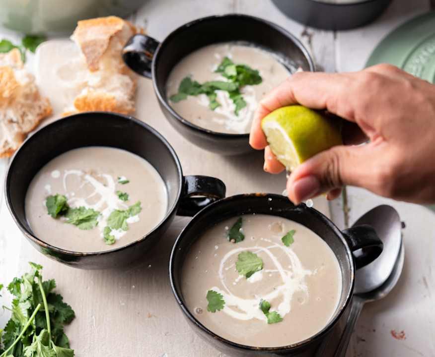 Zuppa cremosa di melanzane e miglio Protein