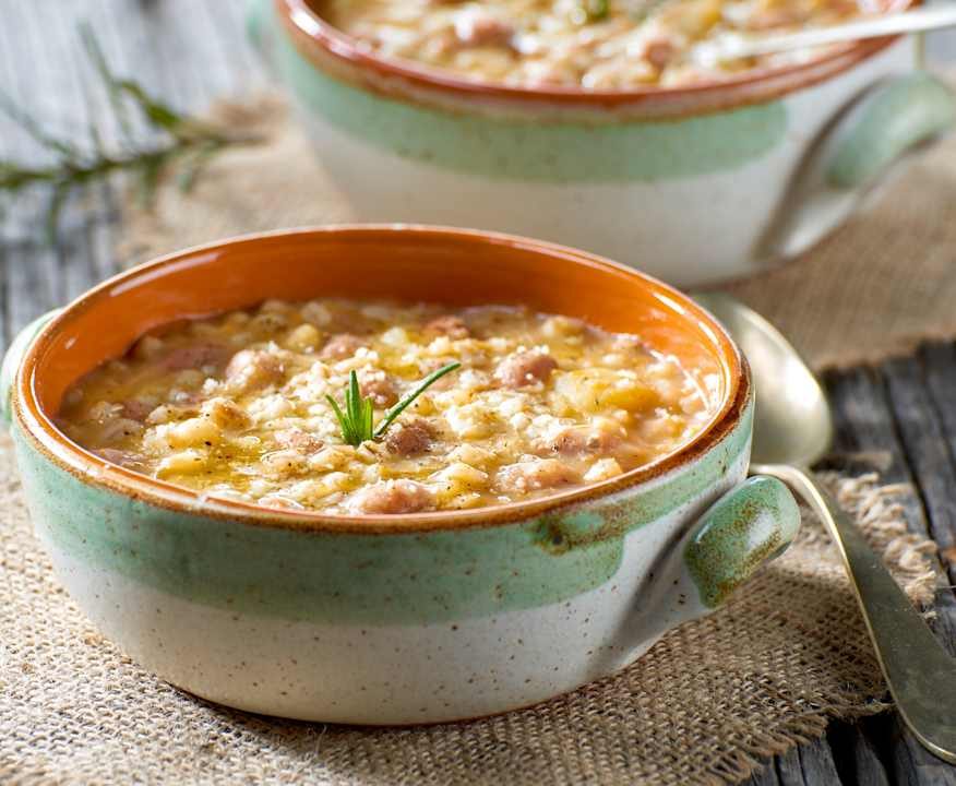 Zuppa d'orzo e fagioli Protein