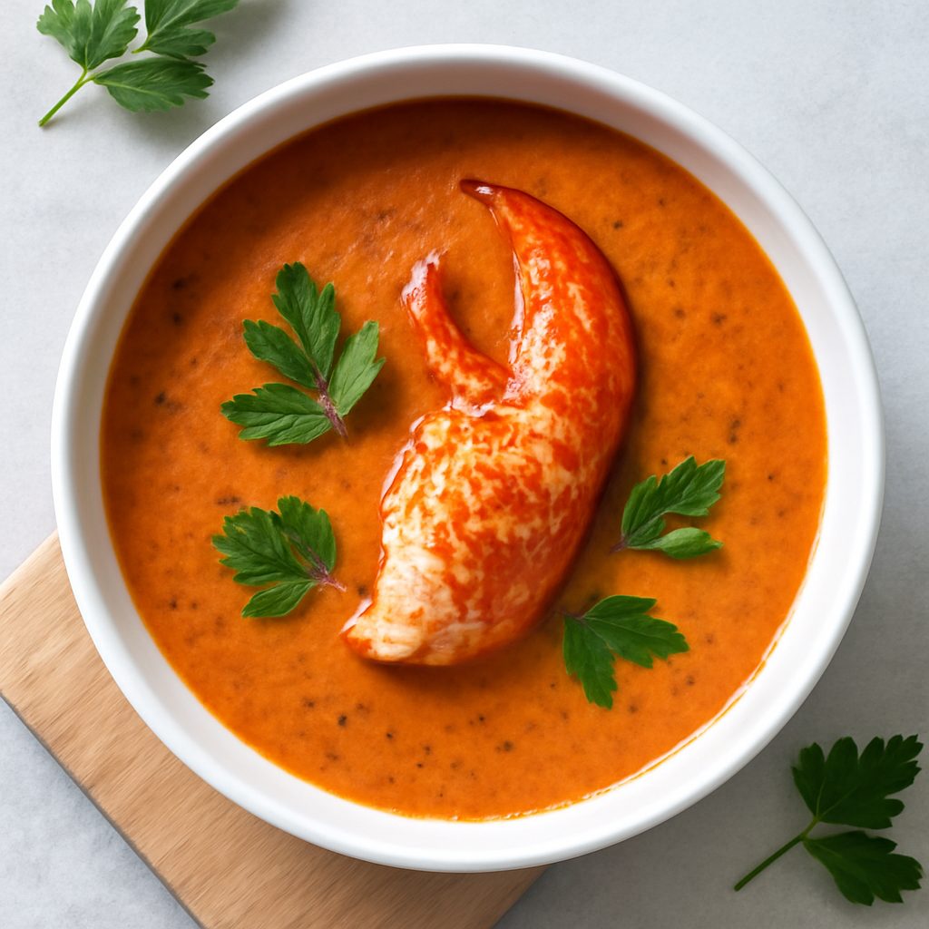 Zuppa di aragosta proteica low-carb