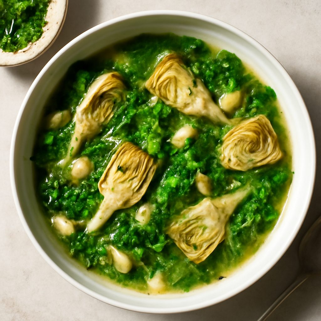 Zuppa di Carciofi e Scarola