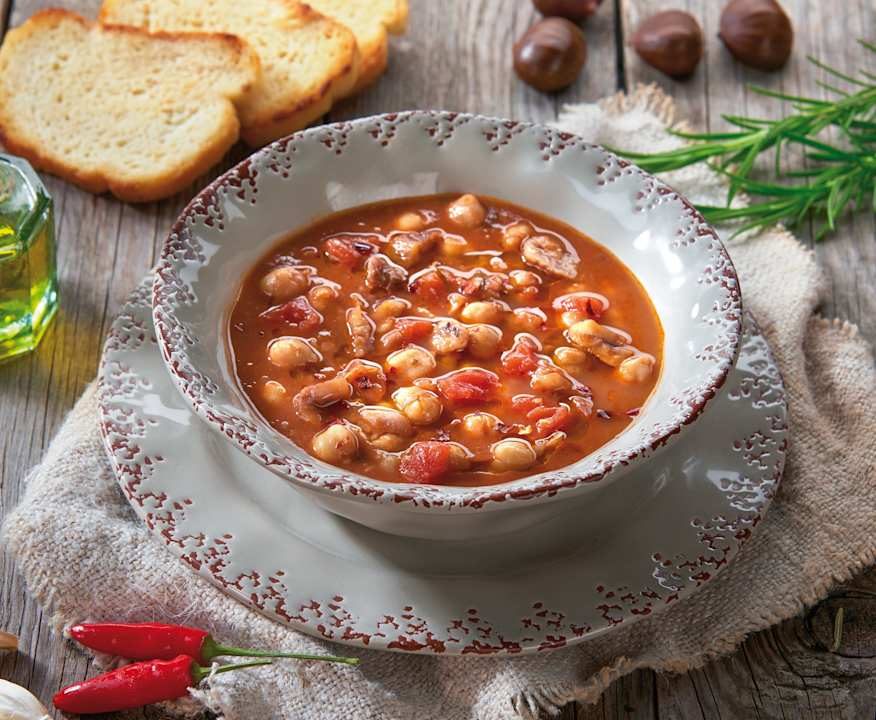 Zuppa di ceci e castagne Low Fat
